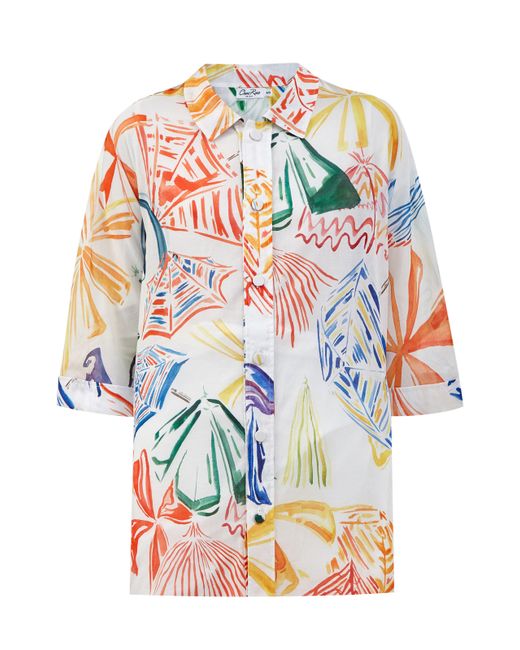 Charo Ruiz Ibiza Свободная блуза Remy из дышащего хлопка с принтом