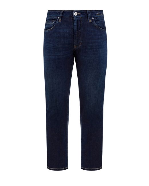 Cortigiani Окрашенные вручную джинсы 409 из денима