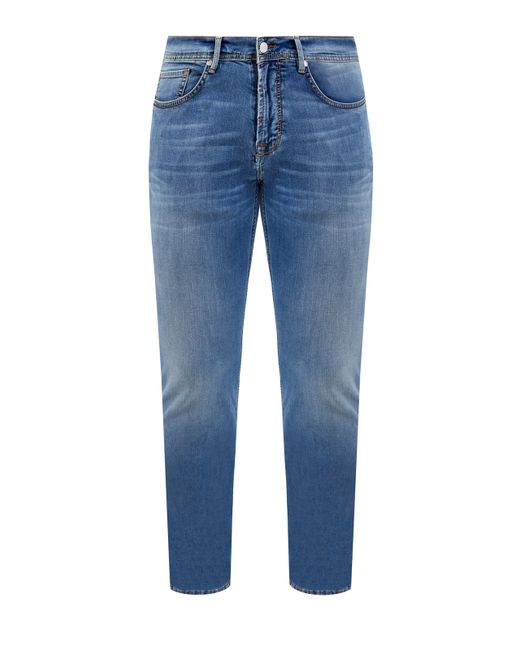 Baldessarini Окрашенные вручную джинсы с эффектом потертости