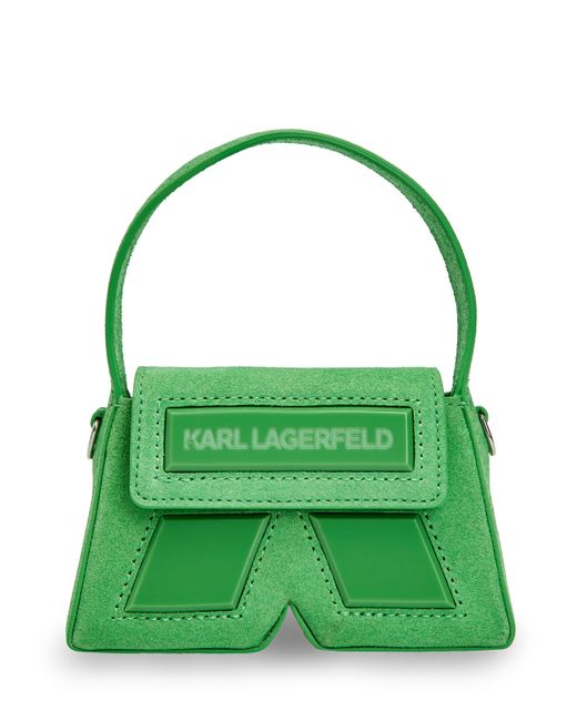 Karl Lagerfeld Миниатюрная сумка K/Essential Nano Bag из замши