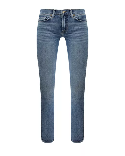 7 for all mankind Облегающие джинсы Roxanne с контрастной прострочкой