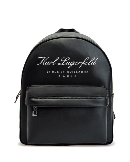 Karl Lagerfeld Вместительный рюкзак Rue St-Guillaume из гладкой эко-кожи