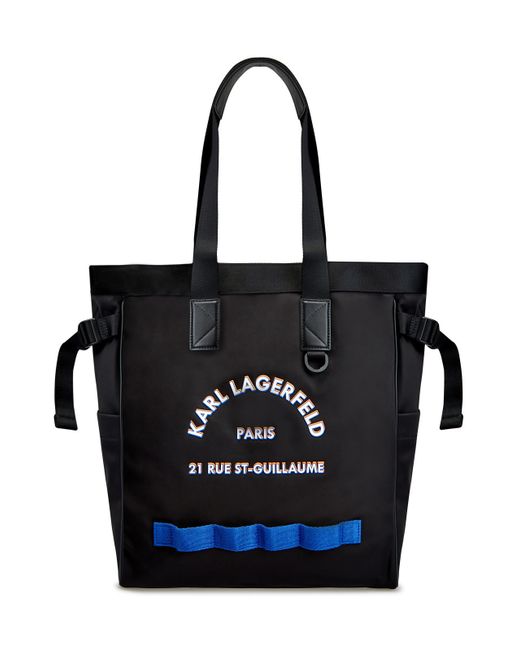 Karl Lagerfeld Регулируемая сумка-шоппер Rue St-Guillaume из матового нейлона
