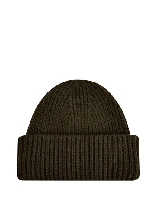 Yves Salomon Теплая шапка из шерсти и кашемира с широким отворотом
