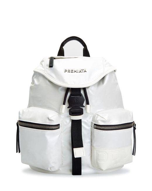 Premiata Функциональный рюкзак Lyn с кожаной отделкой и съемным ремнем