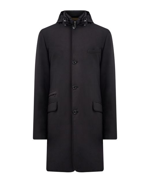 Moorer Удлиненное пуховое пальто со съемной вставкой с капюшоном