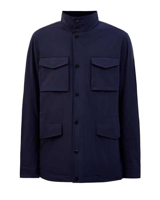Hetrego Куртка с потайным капюшоном на молнии и накладными карманами
