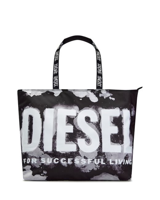 Diesel Вместительная сумка Rave Tote с принтом в стиле граффити