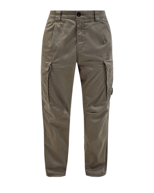 C.P. Company Свободные брюки из окрашенного вручную хлопка с карманами-карго
