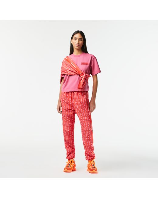 Lacoste футболка Oversize fit из хлопка