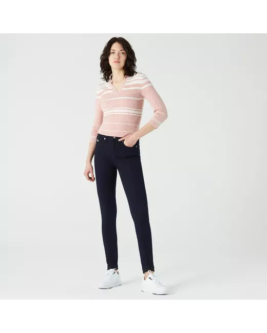 Lacoste джинсы с высокой талией SKINNY FIT