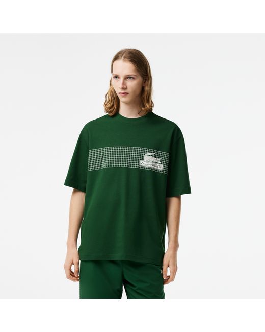 Lacoste футболка с круглым вырезом из органического хлопка