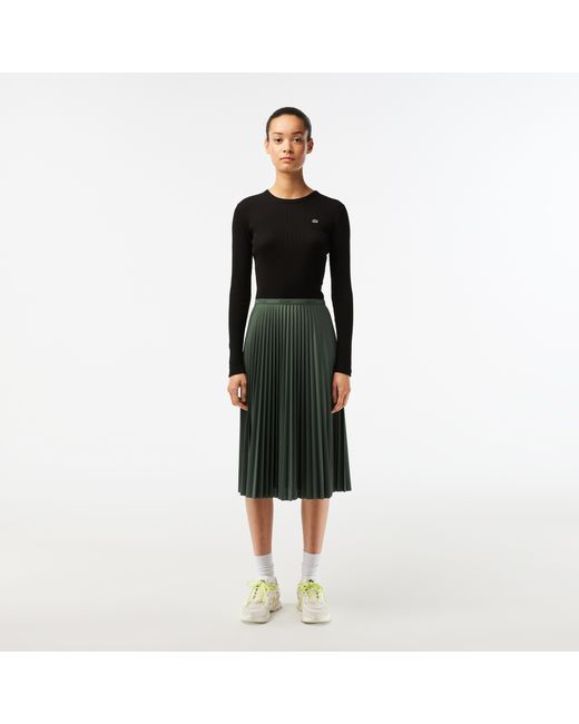 Lacoste струящаяся плиссированная юбка с эластичной талией