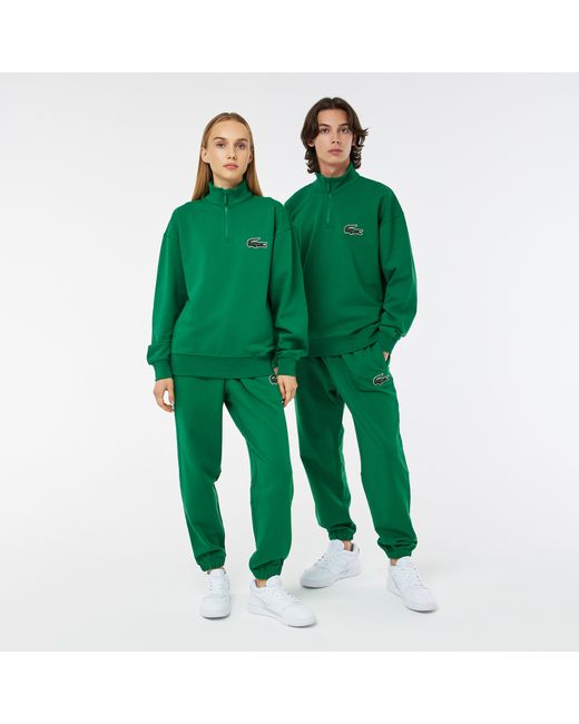 Lacoste Флисовые спортивные штаны из органического хлопка