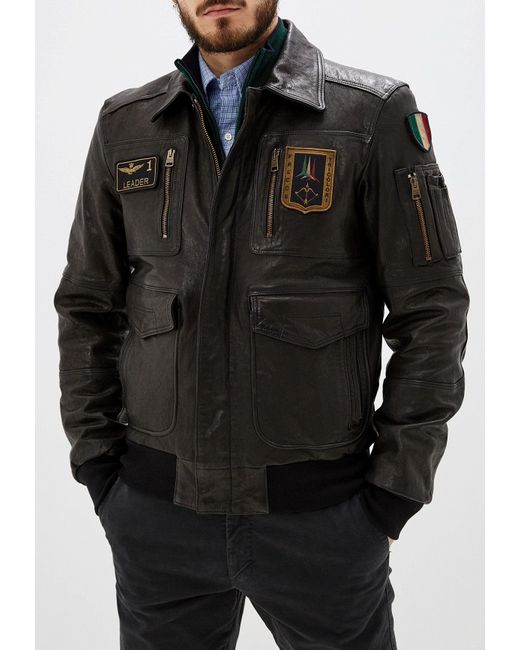 Aeronautica Militare Куртка кожаная