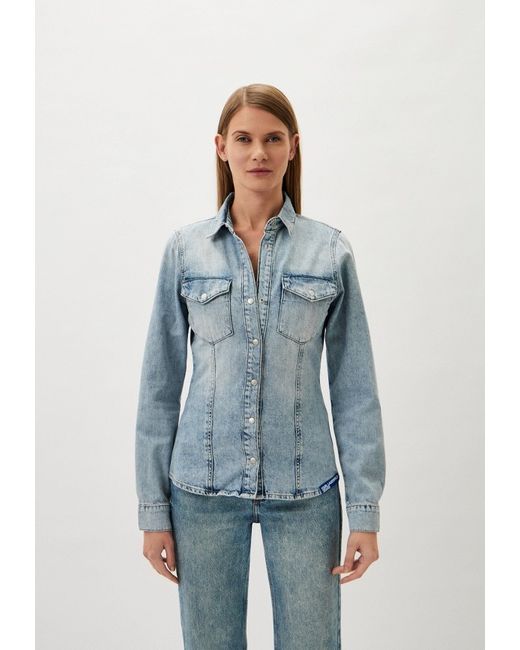 Karl Lagerfeld Jeans Рубашка джинсовая