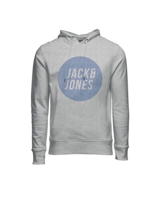 Jack & Jones Свитшот с капюшоном с рисунком спереди