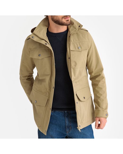 La Redoute Collections Куртка в стиле милитари с карманами и капюшоном