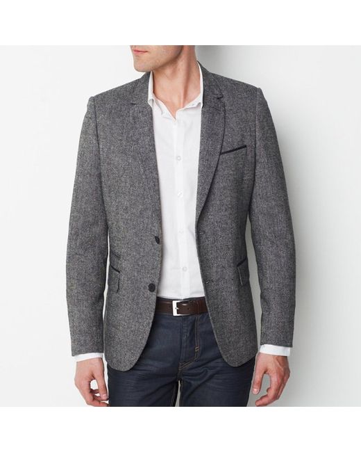 Soft Grey Пиджак 34 шерсти