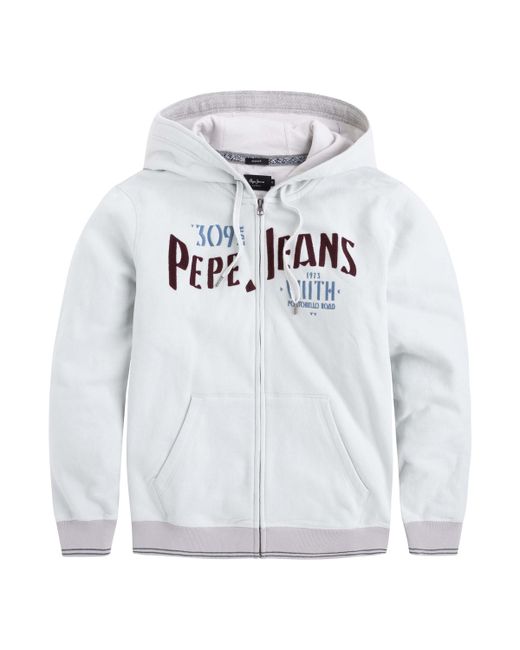 Pepe Jeans London Свитшот на молнии с капюшоном MISFIT