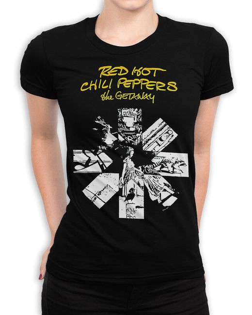 Design Heroes Футболка Red Hot Chili Peppers RHCP черная