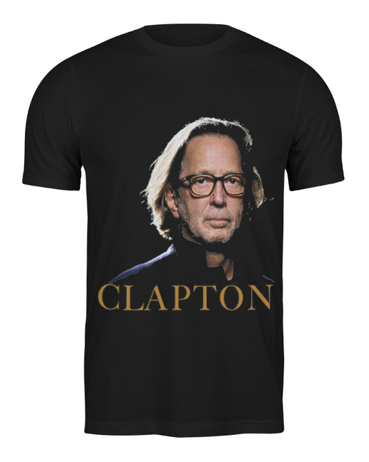 Printio Футболка Clapton черная