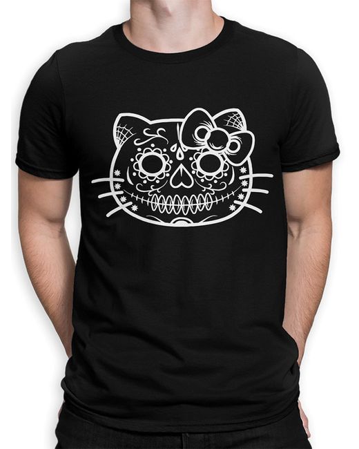 DreamShirts Studio Футболка мужская Hello Kitty Котик черная