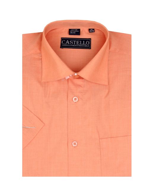 Maestro Рубашка мужская оранжевая