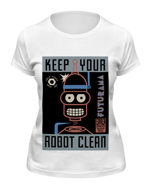 Printio Футболка Keep your robot clean