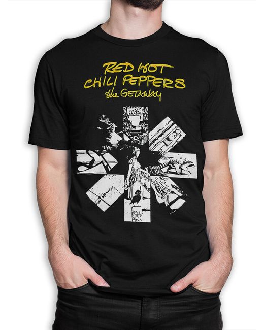 Design Heroes Футболка Red Hot Chili Peppers RHCP черная