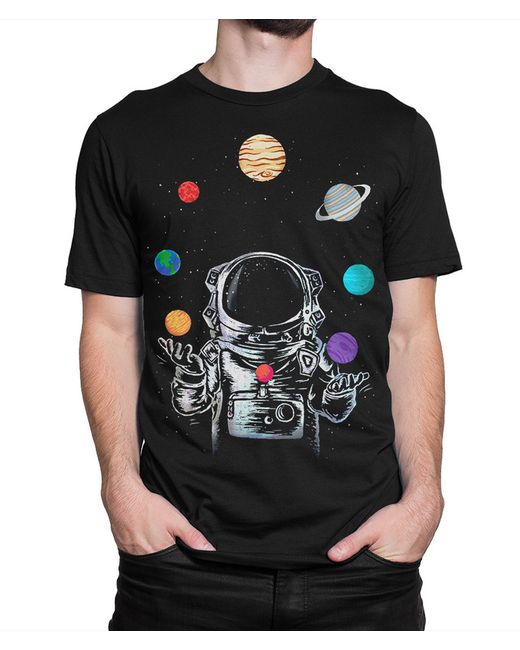 Dream Shirts Футболка Космический Жонглер черная