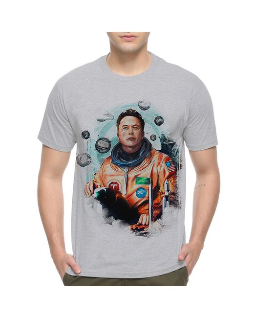 Dream Shirts Футболка мужская Илон Маск