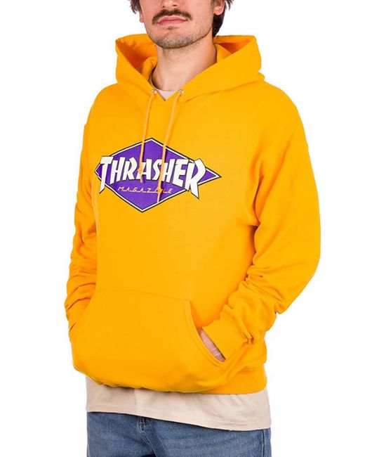 Thrasher Худи thr00088 желтое