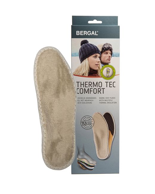 Bergal Согревающие стельки для обуви унисекс Thermo Tec Fussbett