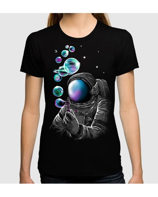Dream Shirts Футболка Мыльные Пузыри черная