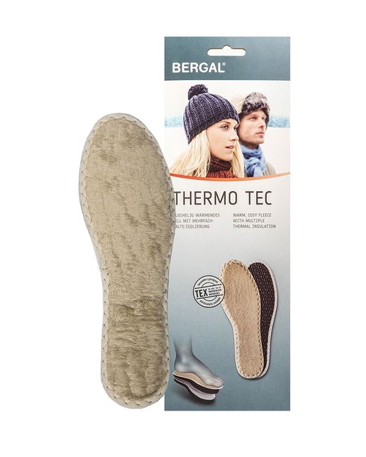 Bergal Согревающие стельки для обуви унисекс Thermo Tec