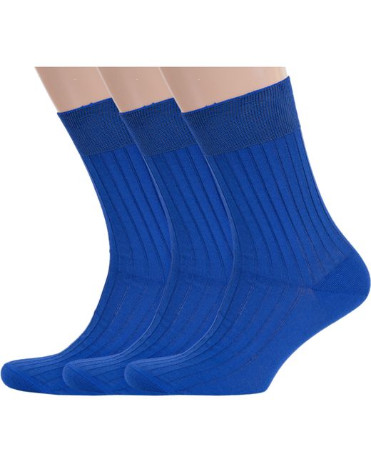 RuSocks Комплект носков мужских синих