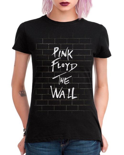 Design Heroes Футболка Pink Floyd The Wall черная