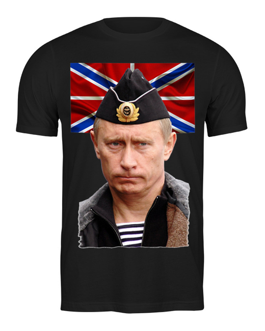 Printio Футболка Putin черная