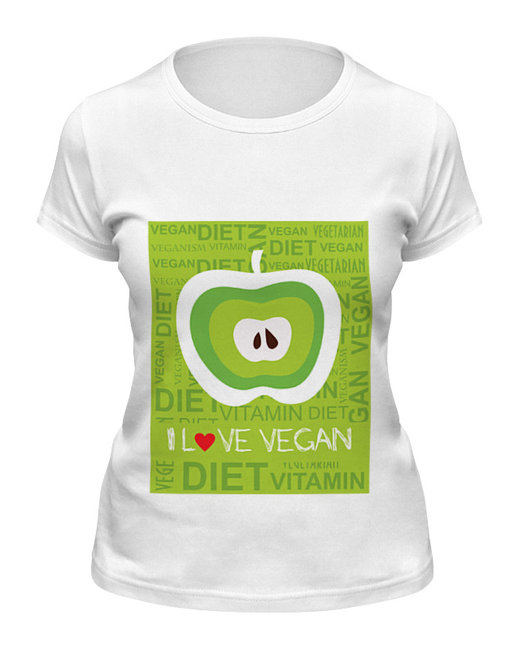 Printio Футболка I love vegan