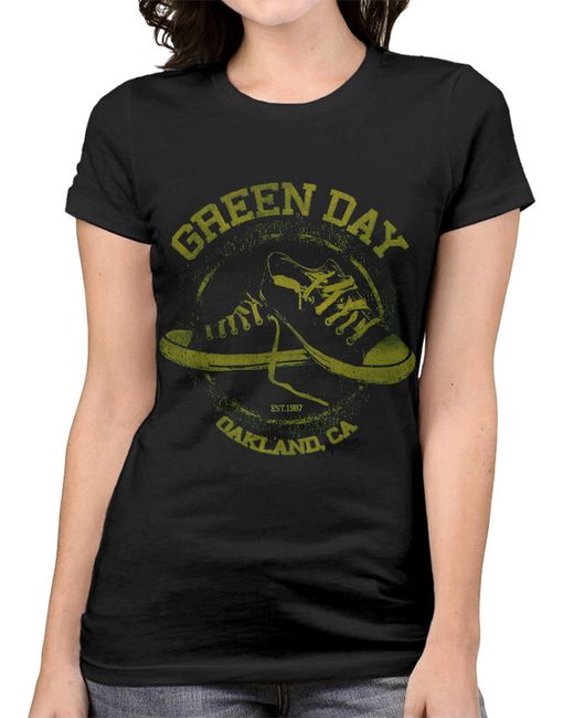 Design Heroes Футболка Green Day черная