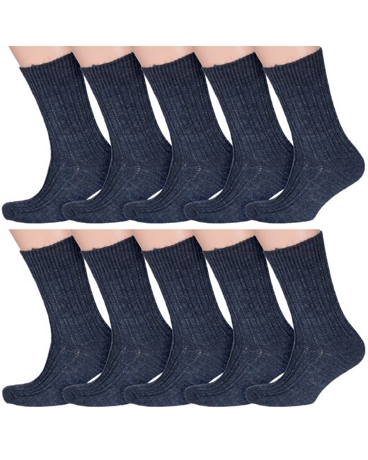 RuSocks Комплект носков мужских 10-М-590 синих