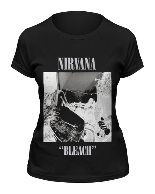 Printio Футболка Nirvana bleach album t-shirt черная