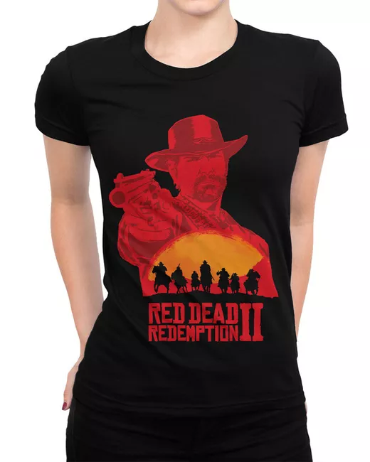 Design Heroes Футболка Игра Red Dead Redemption черная