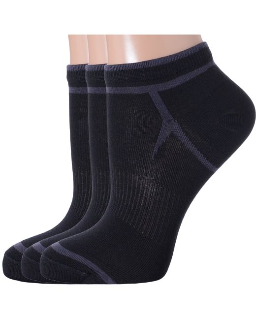 Lorenzline Комплект носков женских 3-С24 черных