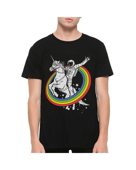 Dream Shirts Футболка Космический Ковбой черная