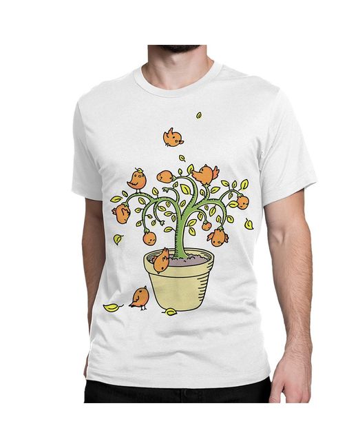 Dream Shirts Футболка Растение с птичками