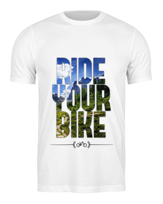 Printio Футболка Ride your bike горы 1469451