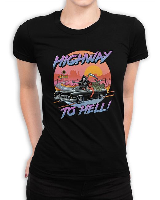 Design Heroes Футболка AC/DC Highway to hell черная