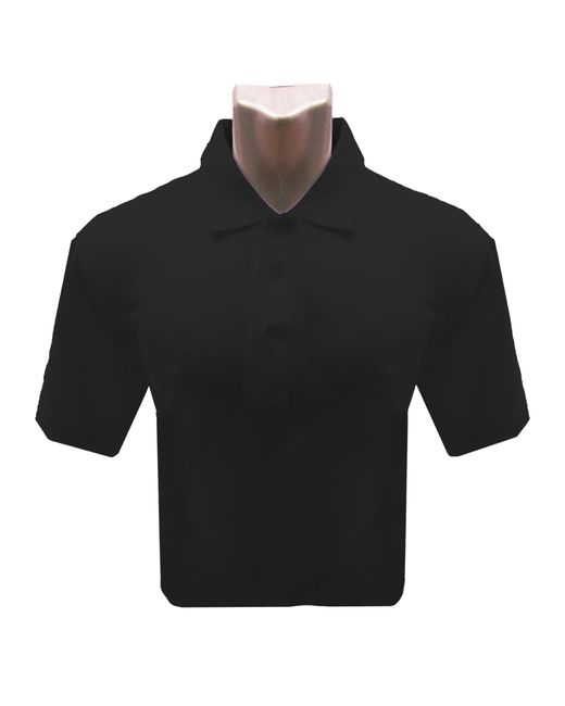 Nobrand Рубашка Поло 190г. с коротким рукавом черн.